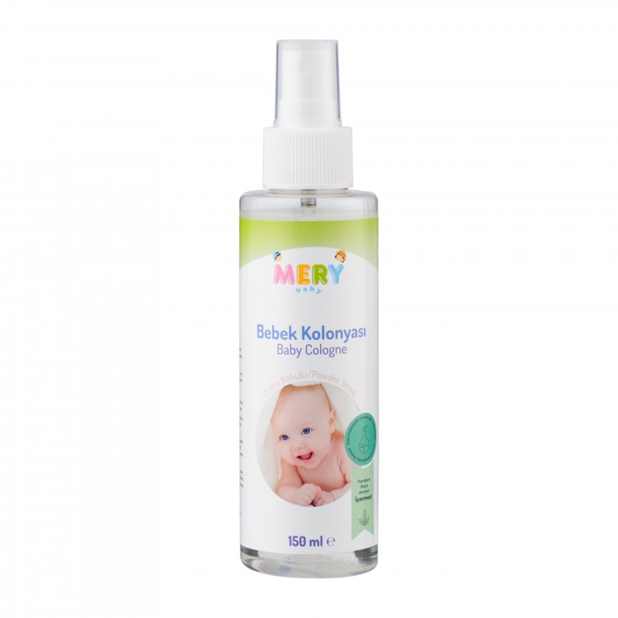 MERY Baby Bebek Kolonyası – Pudra Kokulu | 150 ml